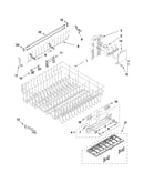 Upper rack and track parts