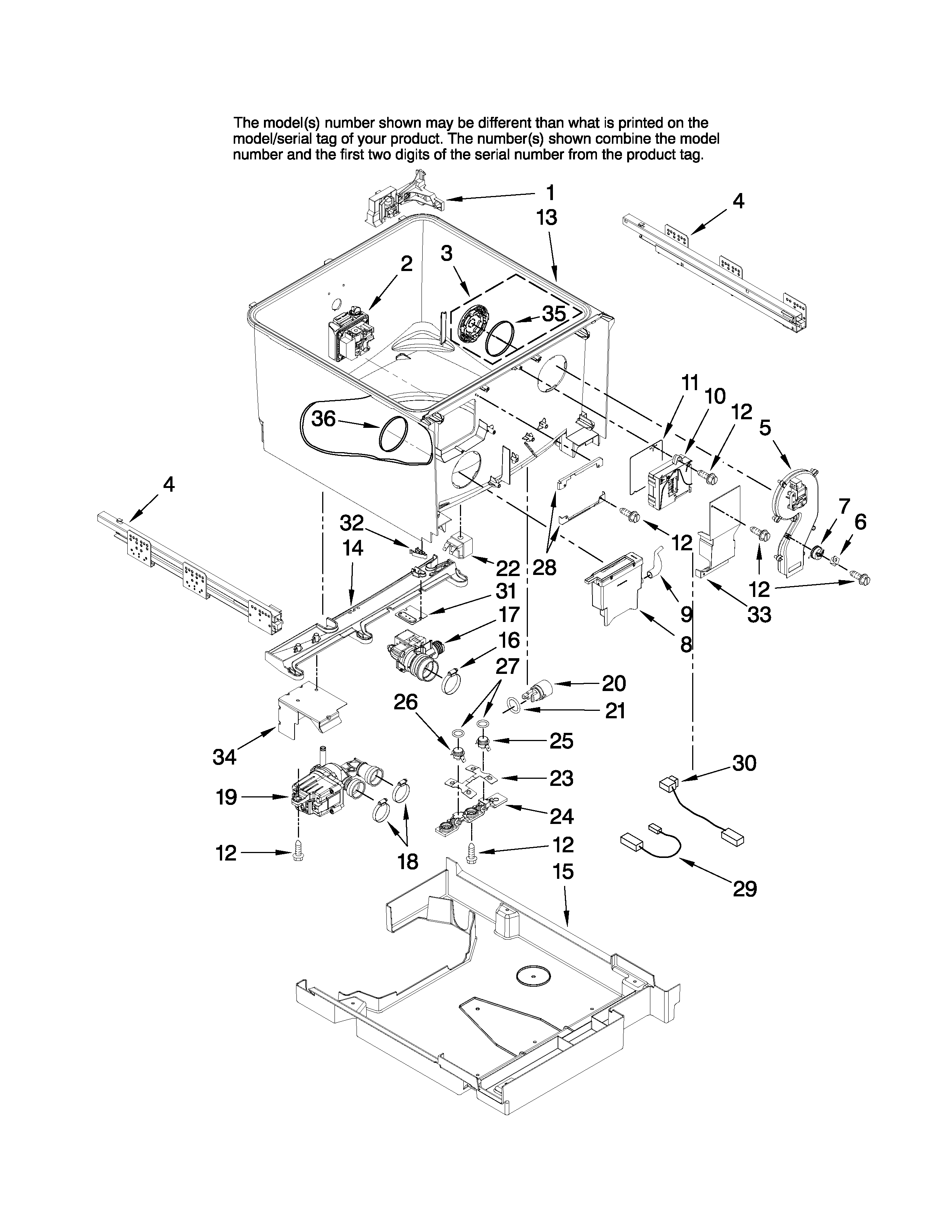 Tub parts