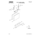 Ikea IUD8000WQ0 door and panel parts diagram