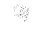 Ikea IUD8000WS0 control panel parts diagram