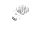 Ikea IUD8000WS0 lower rack parts diagram