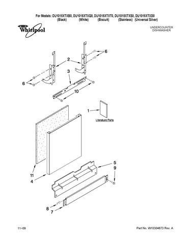Door and panel parts
