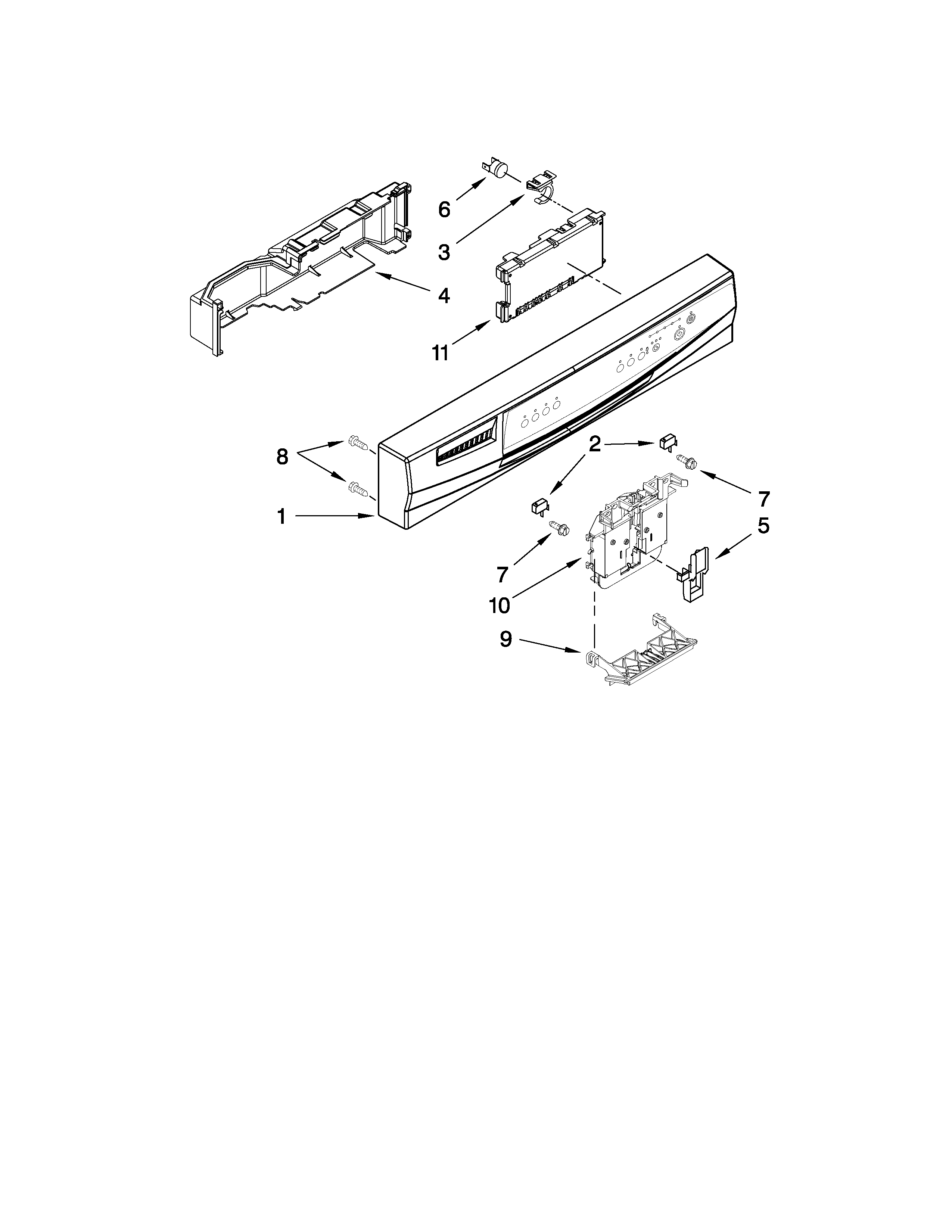 Control panel parts