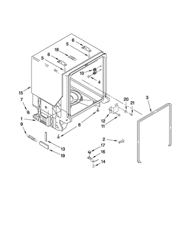 Tub and frame parts