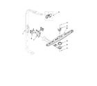 Whirlpool DU1301XTVQ2 upper wash and rinse parts diagram