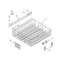 Upper rack and track parts