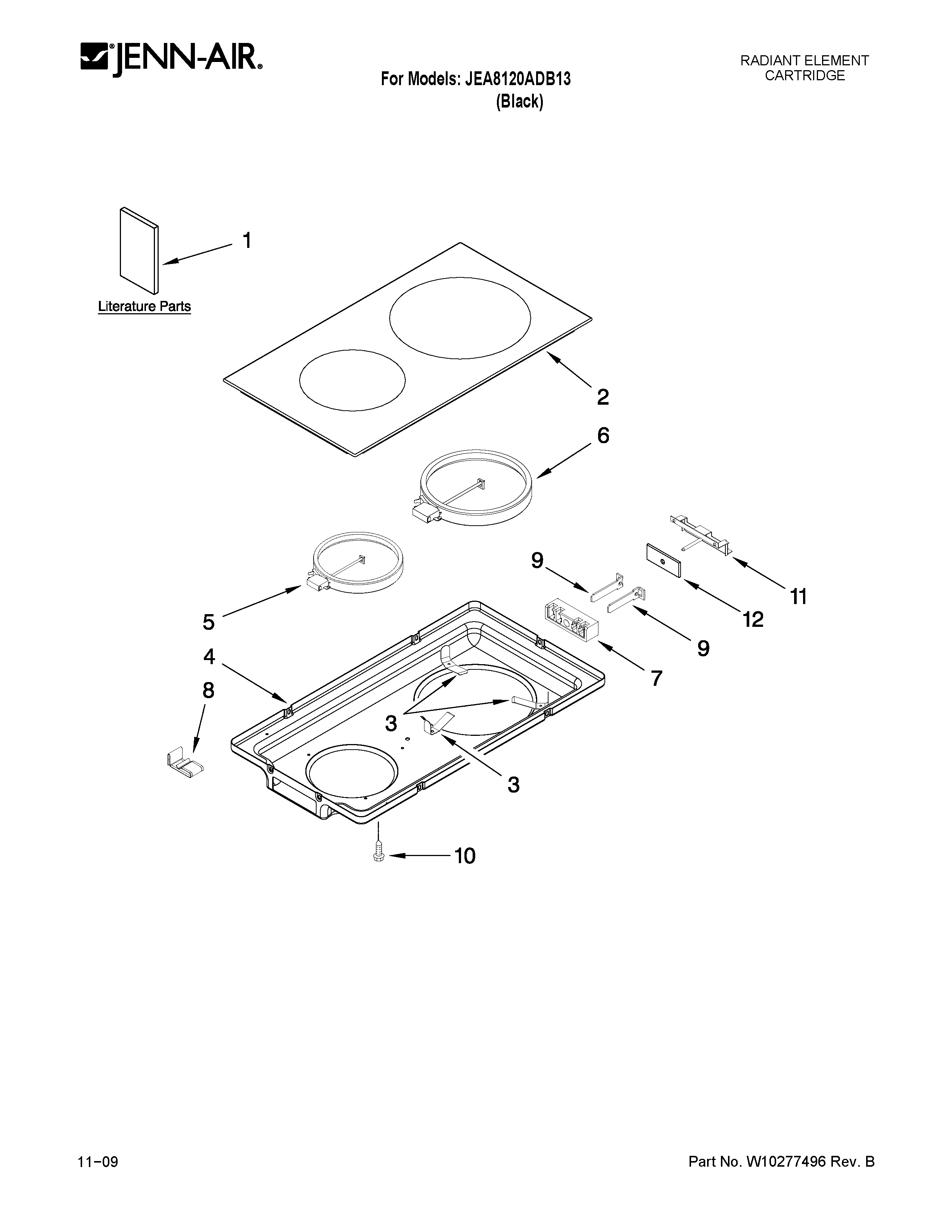 Glass cartridge