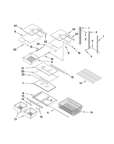 Shelf parts