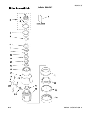 Upper housing and flange parts