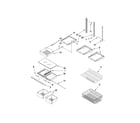 Whirlpool EB9FVBXWQ01 shelf parts diagram