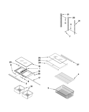 Shelf parts