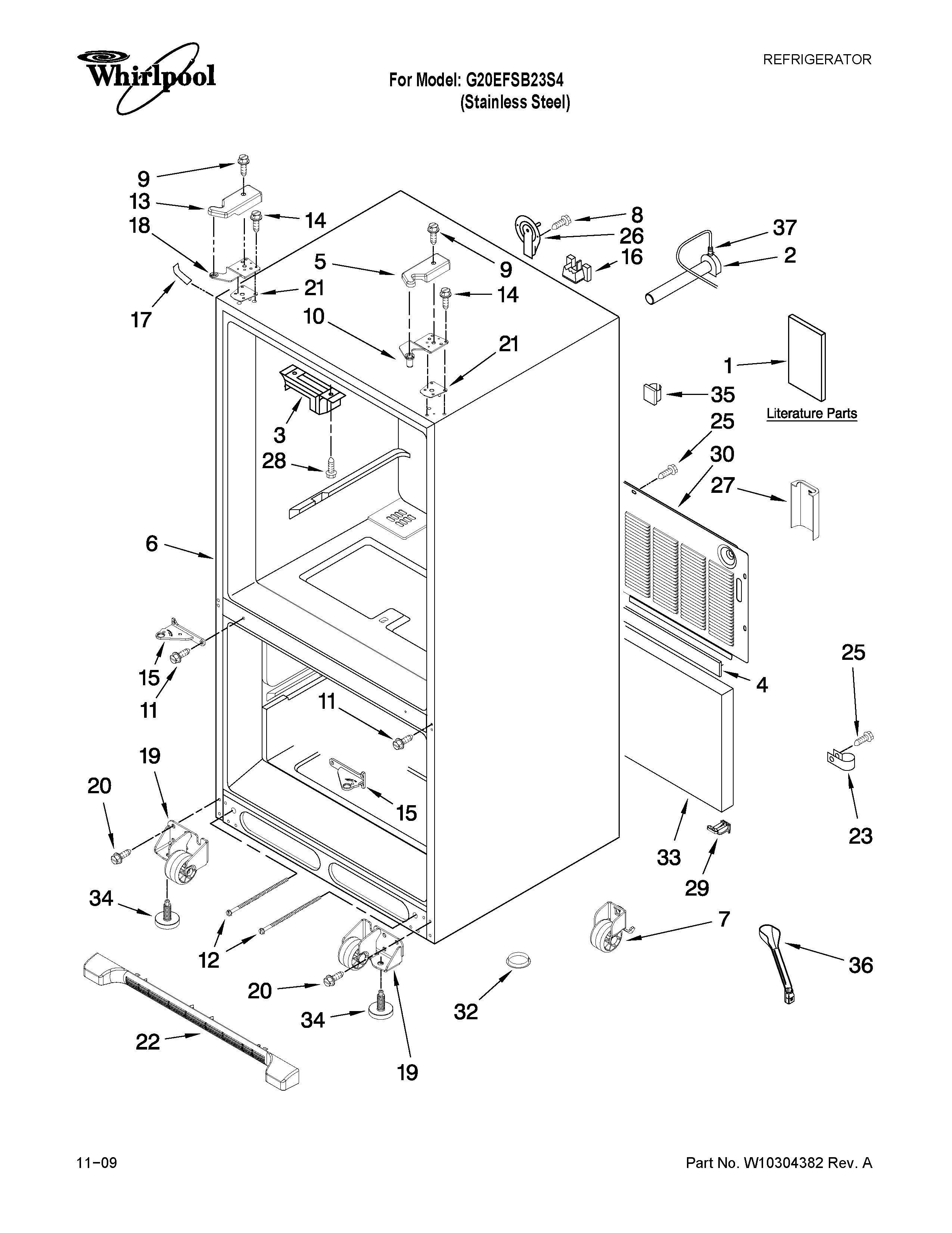Cabinet parts