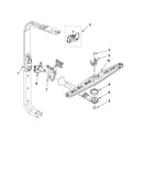 Upper wash and rinse parts