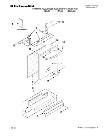 Door and panel parts