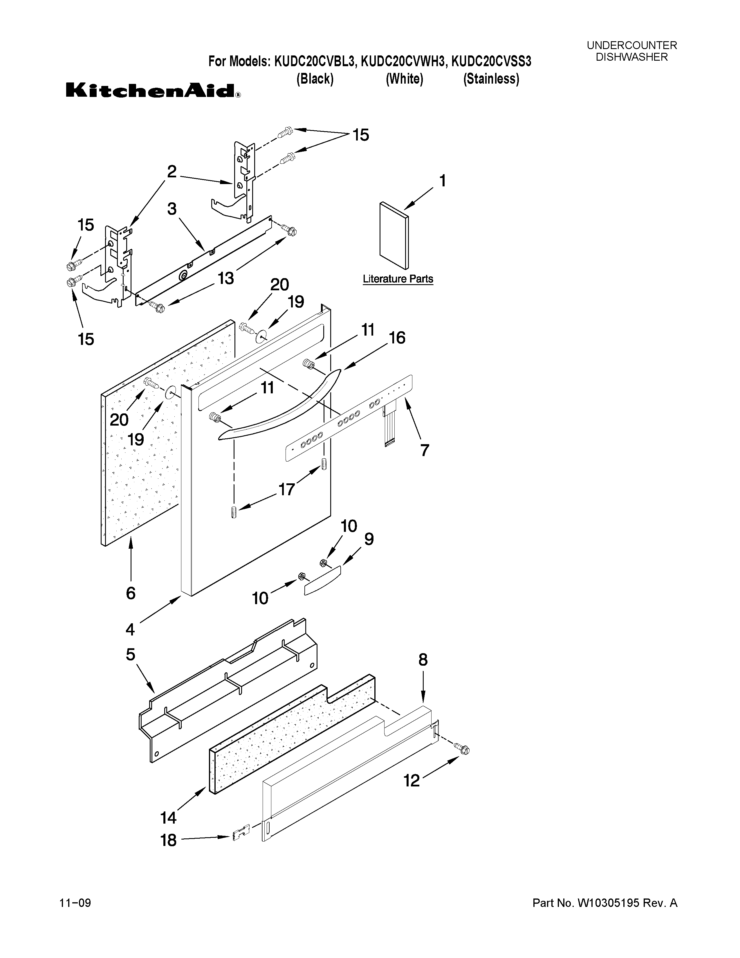 Door and panel parts