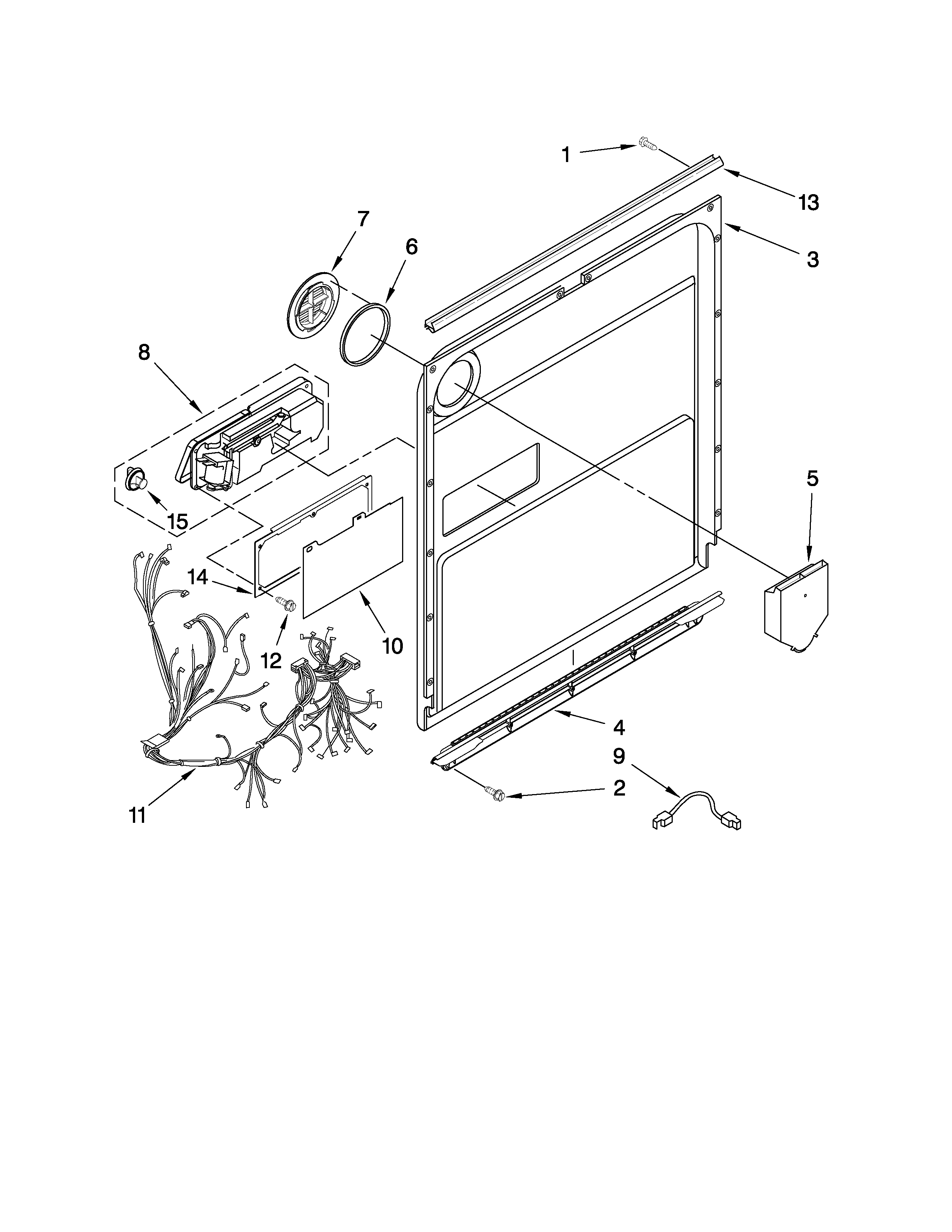 DOOR AND LATCH PARTS