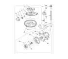 KitchenAid KUDL03FVSS3 pump and motor parts diagram