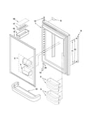 Refrigerator door parts