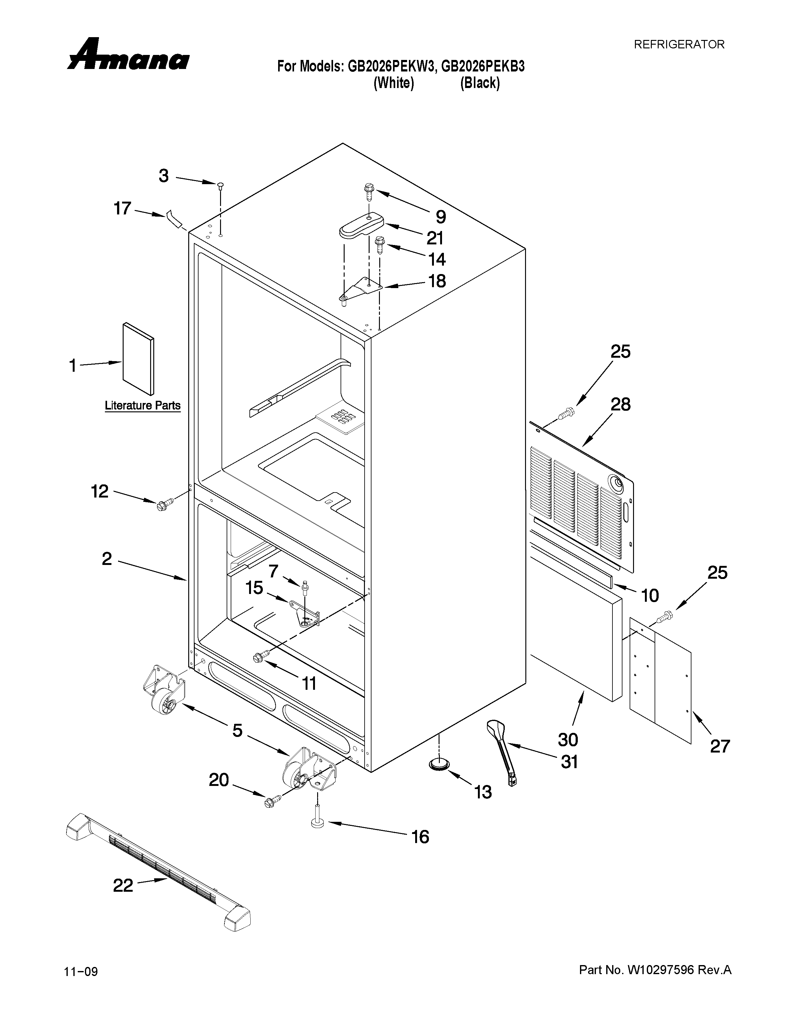 CABINET PARTS