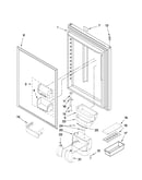 Refrigerator door parts