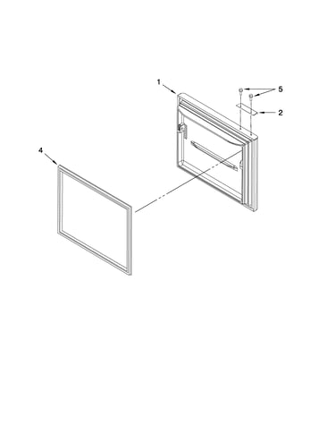 Freezer door parts