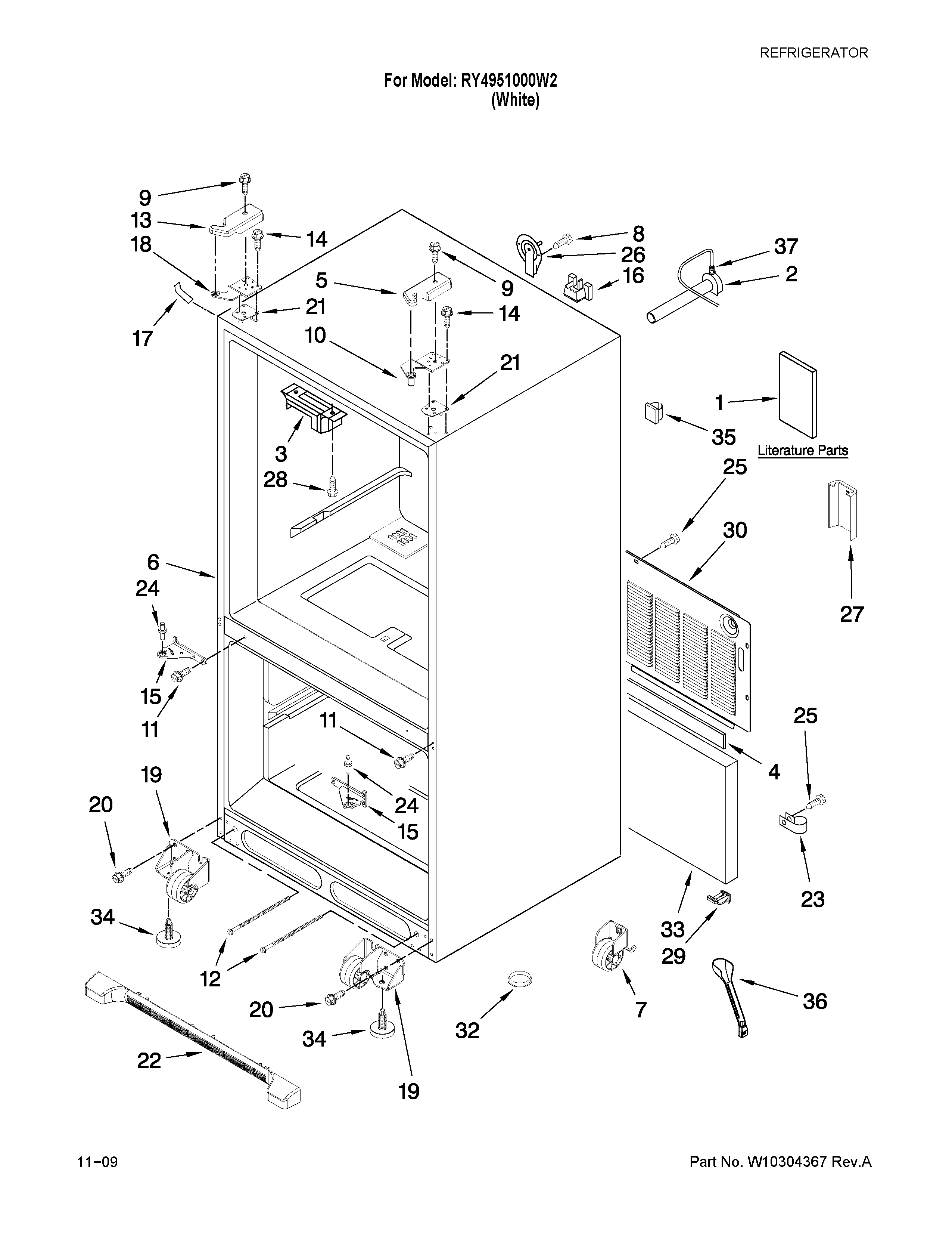 Cabinet parts