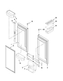 Refrigerator door parts