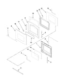 Oven door parts