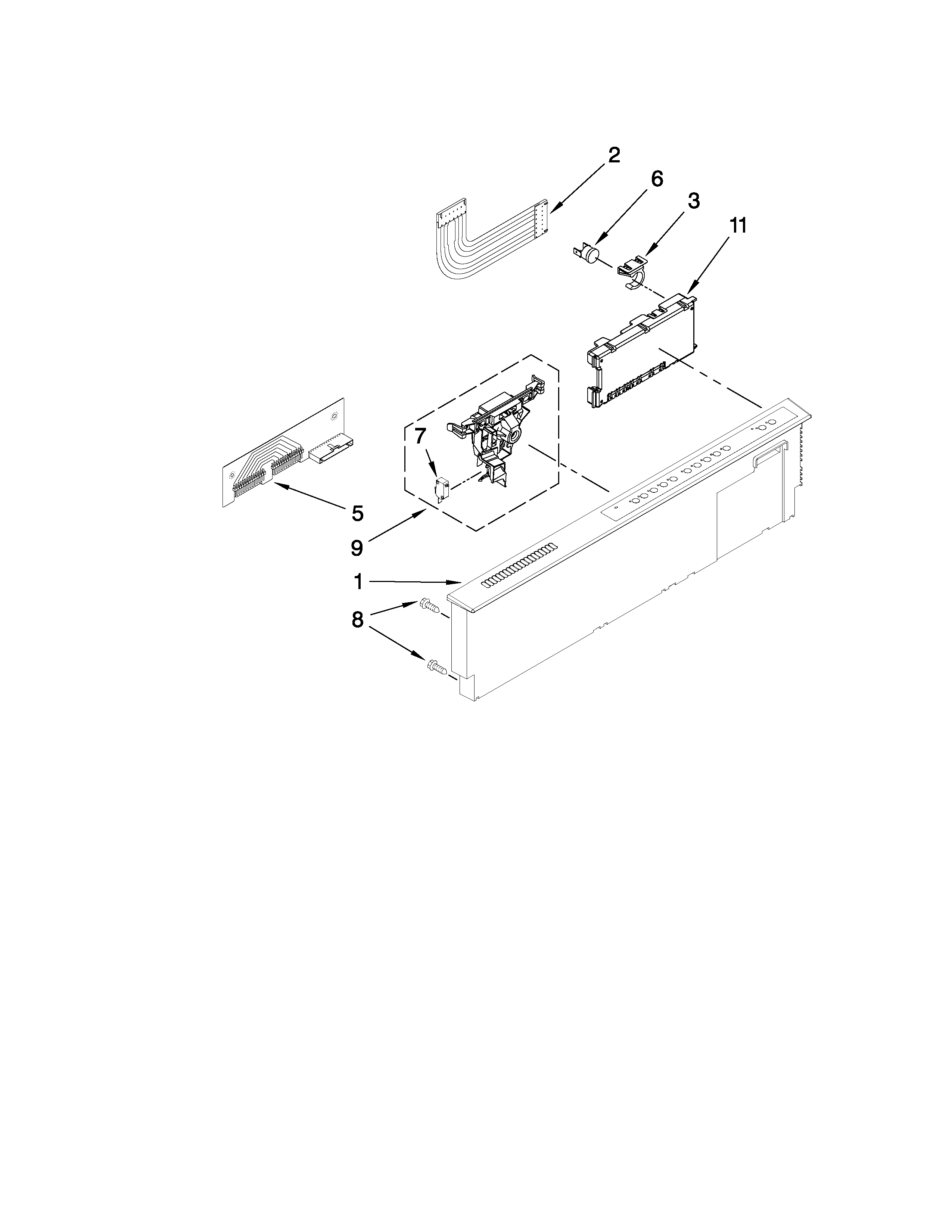 Control panel parts