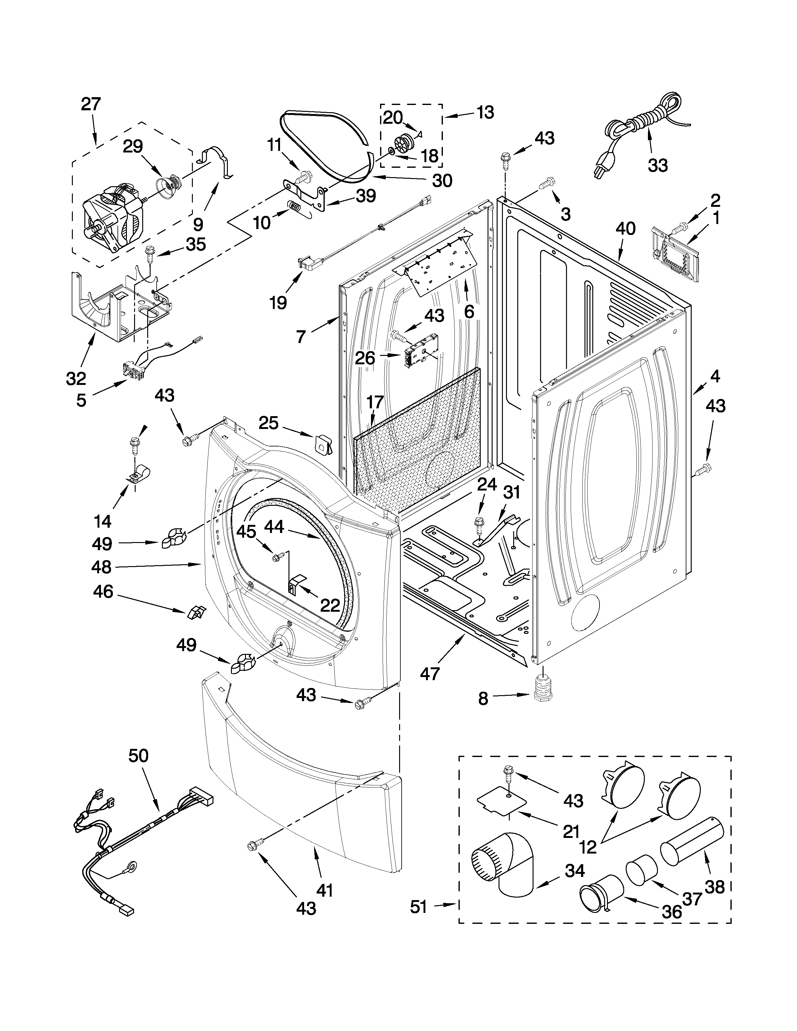 Cabinet parts