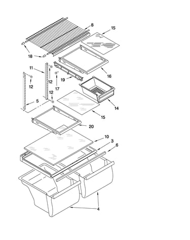 Shelf parts