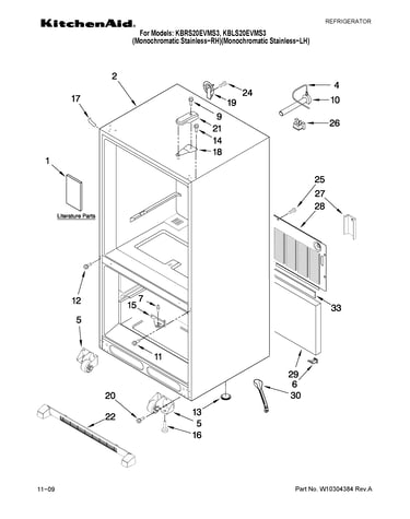 Cabinet parts