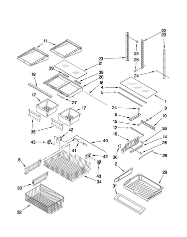 Shelf parts