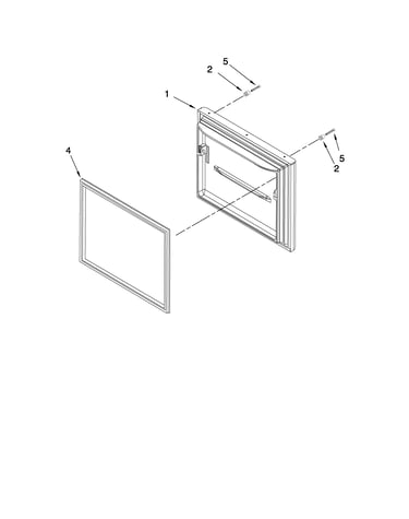 Freezer door parts