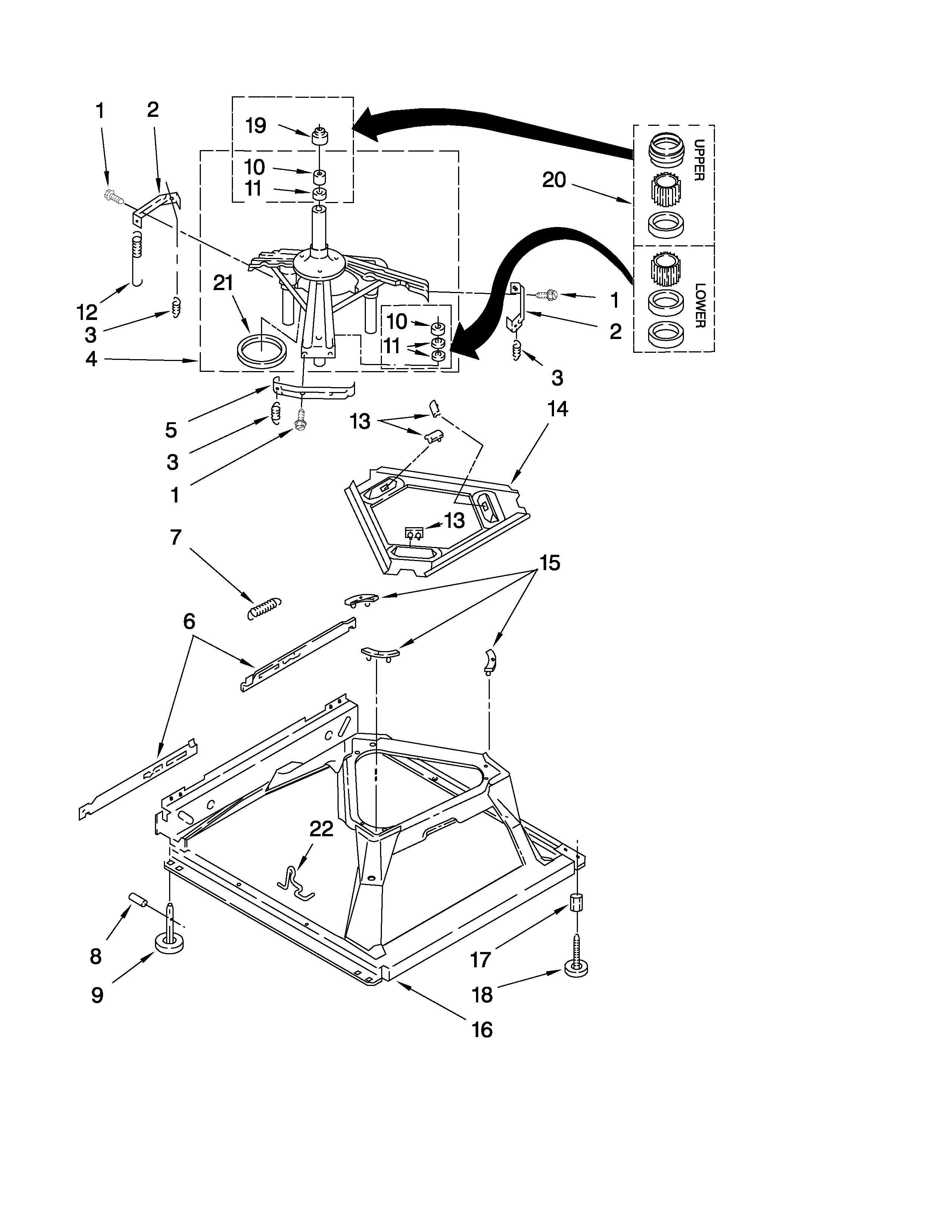 MACHINE BASE PARTS