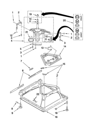 Machine base parts