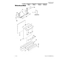 KitchenAid KUDS40FVWH3 door and panel parts diagram