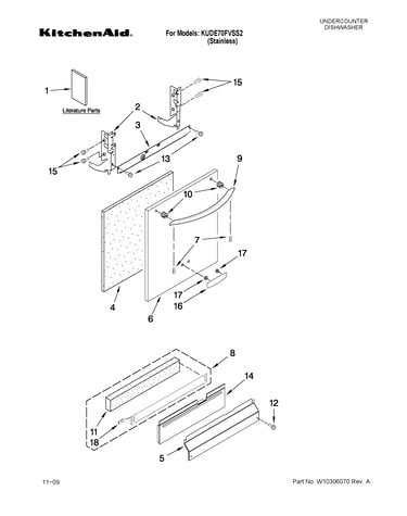 Door and panel parts