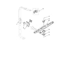 Whirlpool DU1345XTVQ1 upper wash and rinse parts diagram
