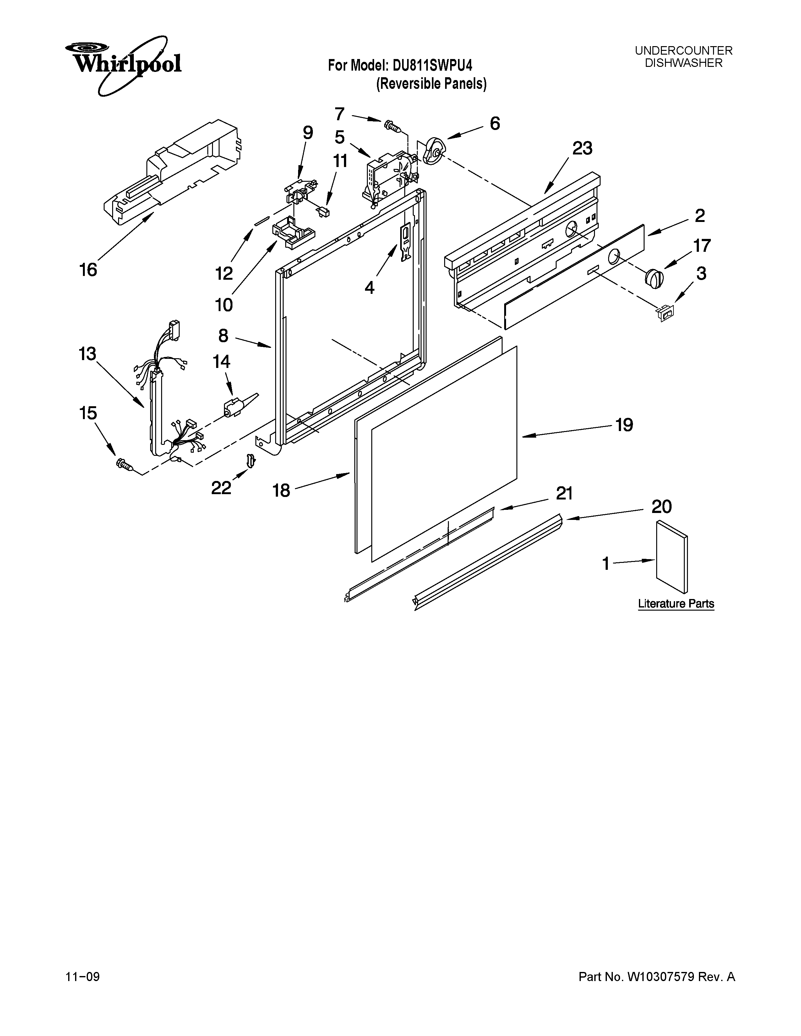 Frame and console parts
