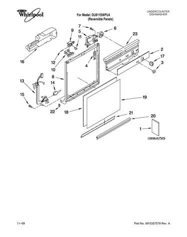 Frame and console parts