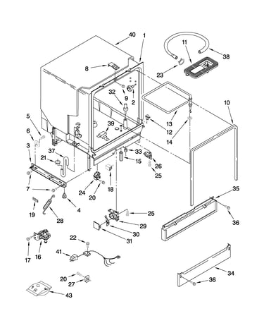 Tub assembly parts
