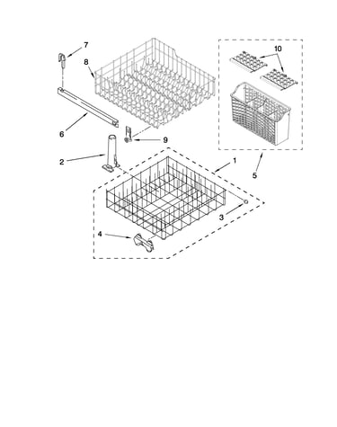 Dishrack parts