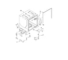 Amana ADB1600AWW0 tub and frame parts diagram