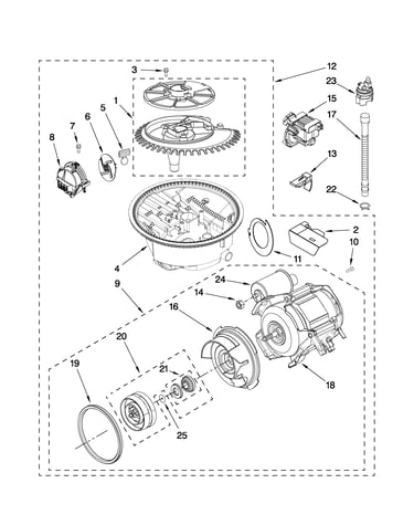 Pump and motor parts