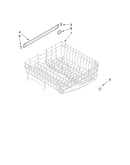 Upper rack and track parts