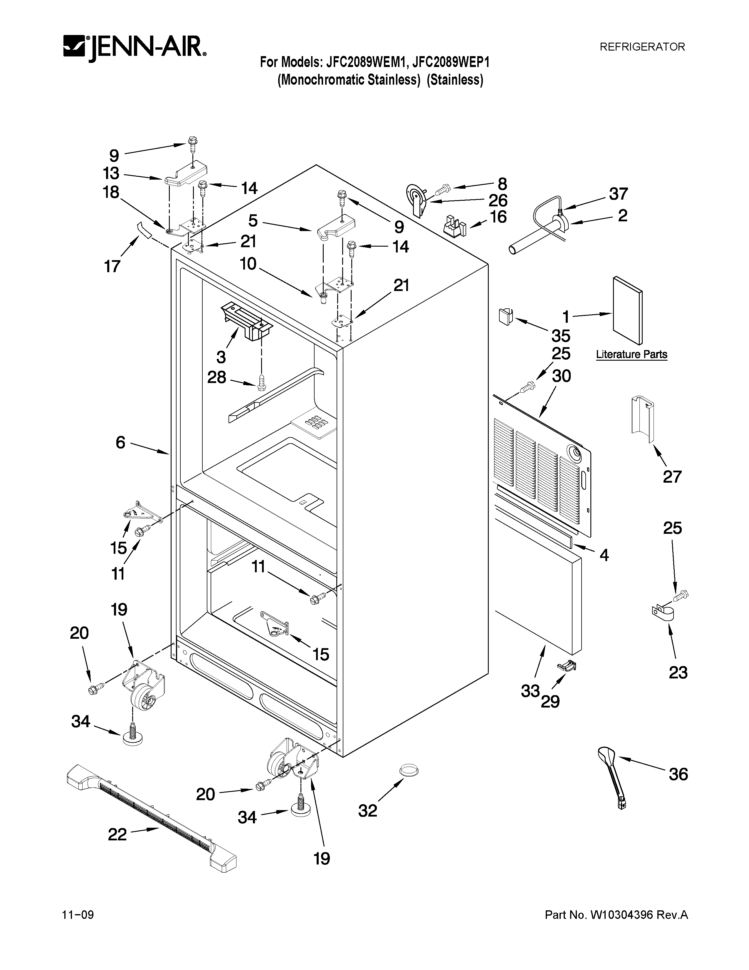 CABINET PARTS