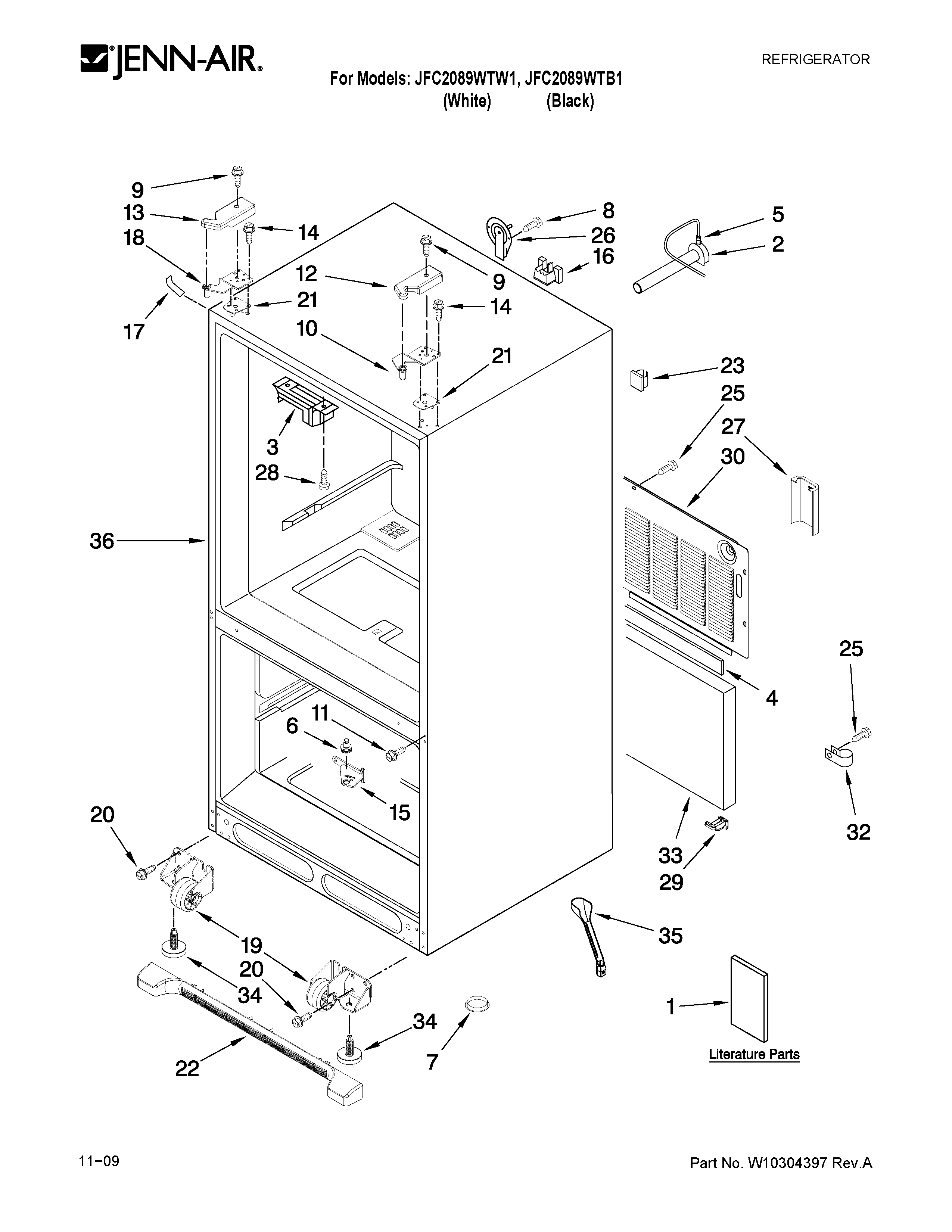 Cabinet parts
