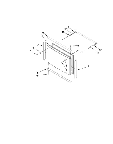 Freezer door parts