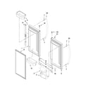 Maytag MFC2061HEW5 refrigerator door parts diagram